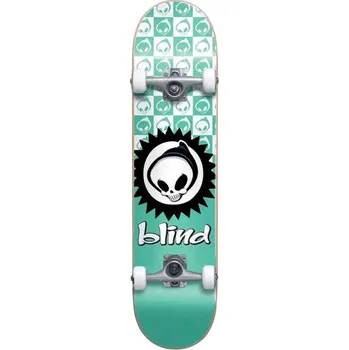 Skateboard blind Skateboard checkered reaper youth complete teal