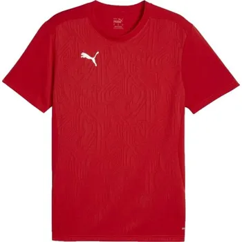 Pánské sportovní triko Puma TEAMFINAL TRAINING JERSEY XS Červená, Bílá