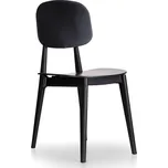 B2B Partner Plastová jídelní židle SIMPLY, černá