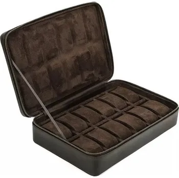 Box na hodinky Contacts® Kožené pouzdro na 12 hodinek Mohan Hnědé Contacts CF1158