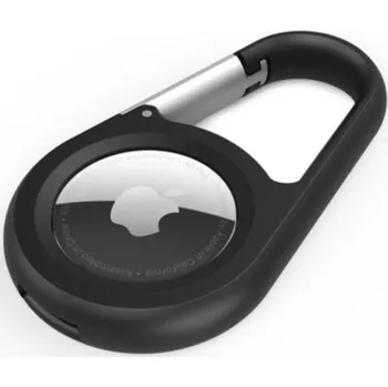 Pouzdro na mobilní telefon Belkin Secure holder pouzdro na AirTag s karabinou černé