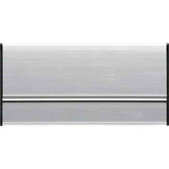 Domovní cedule Dveřní tabulka pro papír/samolepící fólie, 187 x 93 mm, 1+1 řádky