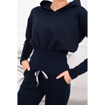 Sada s širokými žebry tmavě modrá UNI