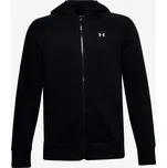 Chlapecká mikina Under Armour RIVAL FLEECE FZ HOODIE-BLK S