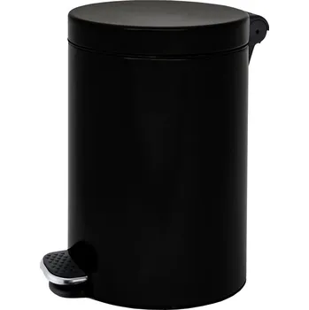 Odpadkový koš Alda Nášlapný odpadkový koš 30 L, plynulé zavírání, lakovaný černý