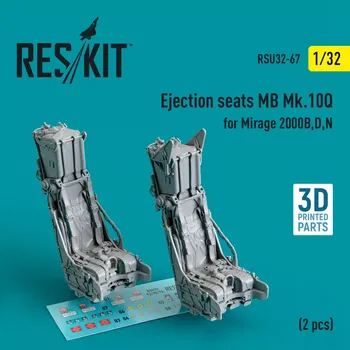 Plastikový model Reskit 1/32 Eject.seats MB Mk.10Q Mirage 2000B/D/N (2x)