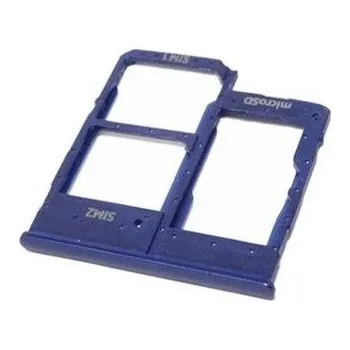 Držák (šuplík) SIM Samsung A202 Galaxy A20e blue