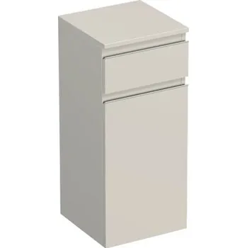 Koupelnový nábytek Koupelnová skříňka nízká Intedoor TRENTA kašmírová lesklá 35 x 83,4 x 35 cm TRE SN 35 1Z K S A3026