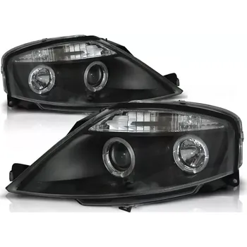 Přední světlomet Přední světla Citroen C3 02-09 Angel Eyes - černé (LPCI06)