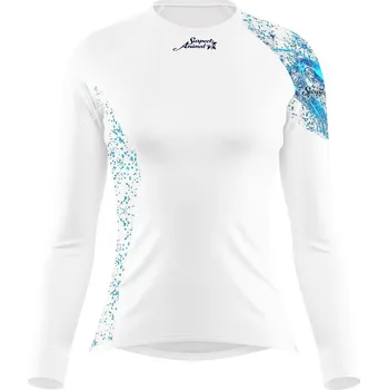 Dámské funkční triko dlouhý rukáv HEART bílá Bamboo Ultra