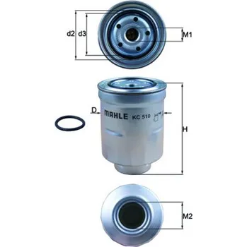 Filtr do auta Palivový filtr MAHLE KC 510D