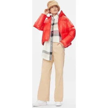 Pánská bunda Tommy Hilfiger Vatovaná bunda New York Gloss WW0WW40836 Červená Relaxed Fit M