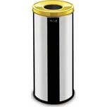 Alda Kovový koš na tříděný odpad 45 L nerez lesklý, plasty 187414776