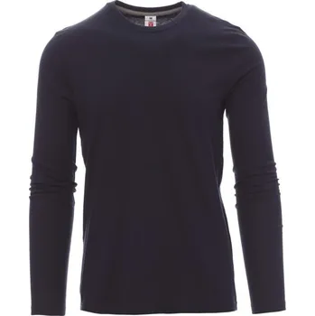 Pánská mikina Payper Pánské tričko s dlouhým rukávem, PINETA Barva: NÁMOŘNICKÁ MODRÁ, Velikost: XS