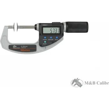 Digitální třmenový mikrometr s talířkovými doteky QuickMike Mitutoyo 0-30 mm