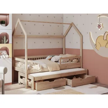 Nábytek Dětská postel s úložným prostorem Karlix 90, Barva:: buk MIRJAN 5903211341755