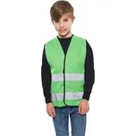 Zelená dětská reflexní vesta Velikost: S