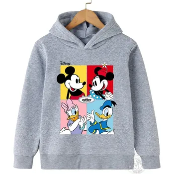 Chlapecký svetr MIKINA Disney "Mickey + Donald", různé barvy Barva: šedá (bh), Velikost: 100