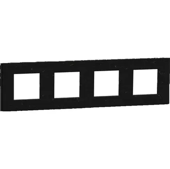 Čtryřrámeček Unica Deco Materials Chipped wood Schneider NU600874