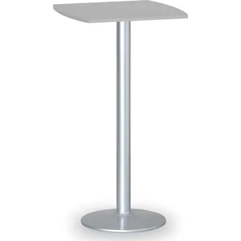 Zahradní stůl B2B Partner Koktejlový stůl OLYMPO II, 660x660 mm, šedá podnož, deska šedá