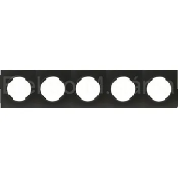 SEU1005B 5rám černá SOUL hranaté DPM