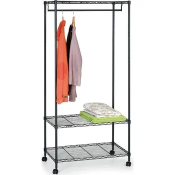 Věšák B2B Partner Odkládací stěna na svršky, 750 x 1600 x 450 mm