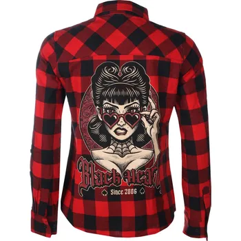 Dámská košile košile dámská BLACK HEART - PRETTY - RED - XL