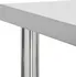 Servírovací stolek Kuchyňský pracovní stůl s kolečky nerezová ocel 80 x 45 x 85 cm stříbrný