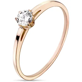 Prsten Steel Edge Dámský prsten z chirurgické oceli se zirkonem 7530R Velikost: 59