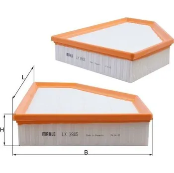 Vzduchový filtr Vzduchový filtr MAHLE LX 3985