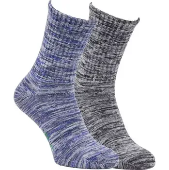 Pánské ponožky Bambusové teplé melírované ponožky Zdravé ponožky
