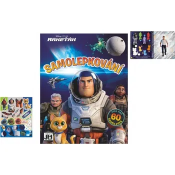 Dětské zboží Teddies Sešit - Samolepkování Buzz Rakeťák se samolepkami - CZ verze