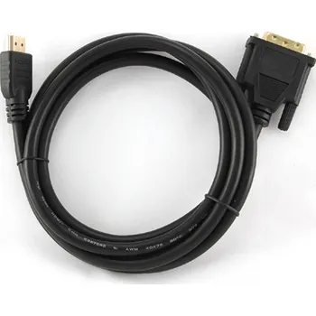 Video kabel Gembird kabel monitoru HDMI/DVI-DM (18+1) 1,8m | Cablexpert | HDMI na DVI-D | 1,8 roku