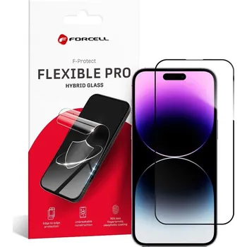 Hybridní sklo Forcell Flexible 5D Full Glue Apple iPhone 14 Pro Max 6,7" černé