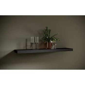 police Nábytek PEGAS s.r.o. Závěsná police ANDREA 120x26 Černý Mat