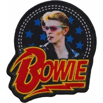 Nášivka Merch David Bowie: Nášivka Smoking Woven Logo David Bowie