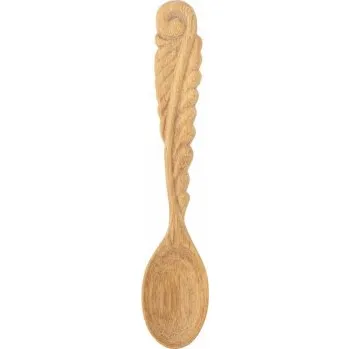 Příbor Ozdobná dřevěná lžíce Macon Wood 20 cm