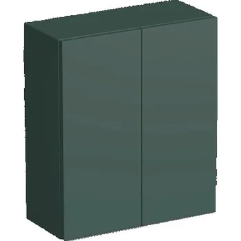 Koupelnový nábytek Koupelnová závěsná skříňka Intedoor TRENTA šalvějově zelená matná 50 x 58 x 23 cm TRE HZ 50 2D B A9146