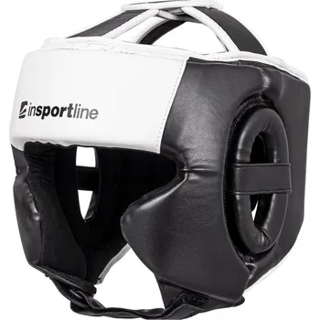 Chránič hlavy na box a bojový sport inSPORTline Boxerská přilba Truluck černo-bílá - S