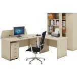 B2B Partner Sestava kancelářského nábytku MIRELLI, typ A, bříza