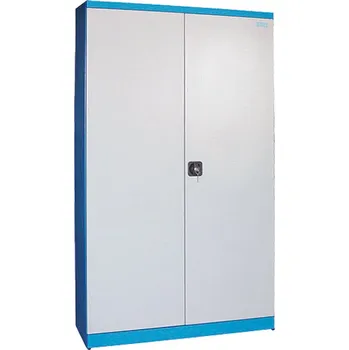 B2B Partner Policová dílenská skříň na nářadí GD, 4 police, svařovaná, nosnost 50 kg, 1100 x 1920 x 380 mm