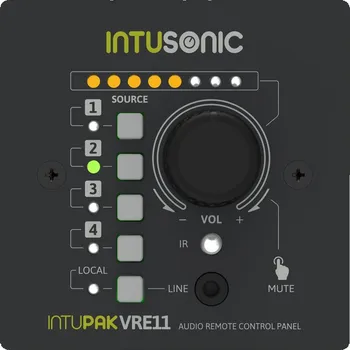 Audio výhybka INTUSONIC INTUPAK VRE11, ovládací panel