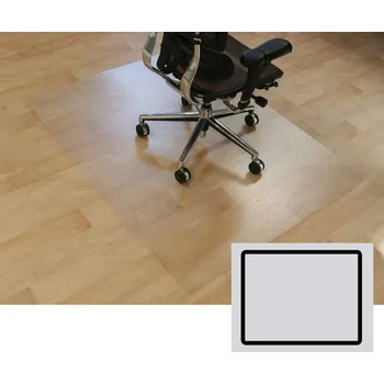 Podložka pod nábytek B2B Partner Podložka pod židli na hladké podlahy - Polykarbonát, obdélník, 1340 x 1200 mm