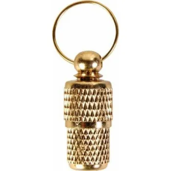 Vojenské psí známky Trixie VELKÁ ZLATÁ ADRESÁŘ 1ks/blistr.