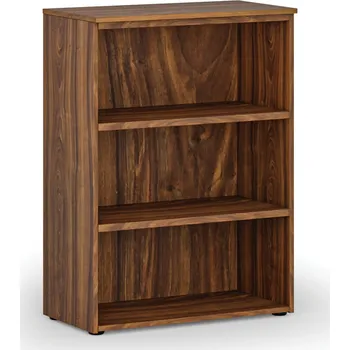 Policová skříň B2B Partner Kancelářský regál PRIMO WOOD, 800 x 420 x 1087 mm, ořech