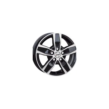 Alu kolo AUTEC QUANTRO VW 6x15 5x130 ET60.00 černá lesklá + leštění