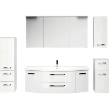 Koupelnový nábytek Koupelnová sestava Pelipal xpressline 4010 180,5 cm bílá vysoce lesklá 4010.1206111091