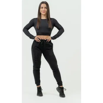 Nebbia Intense Dámské volné tepláky 846 černé M