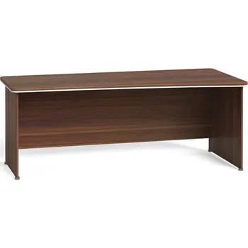 Psací stůl B2B Partner Rohový kancelářský psací stůl ARRISTO LUX, 200x90 cm, pravý, ořech