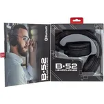 Sluchátka s mikrofonem "B-52", černá, bezdrátová, Bluetooth, MAXELL